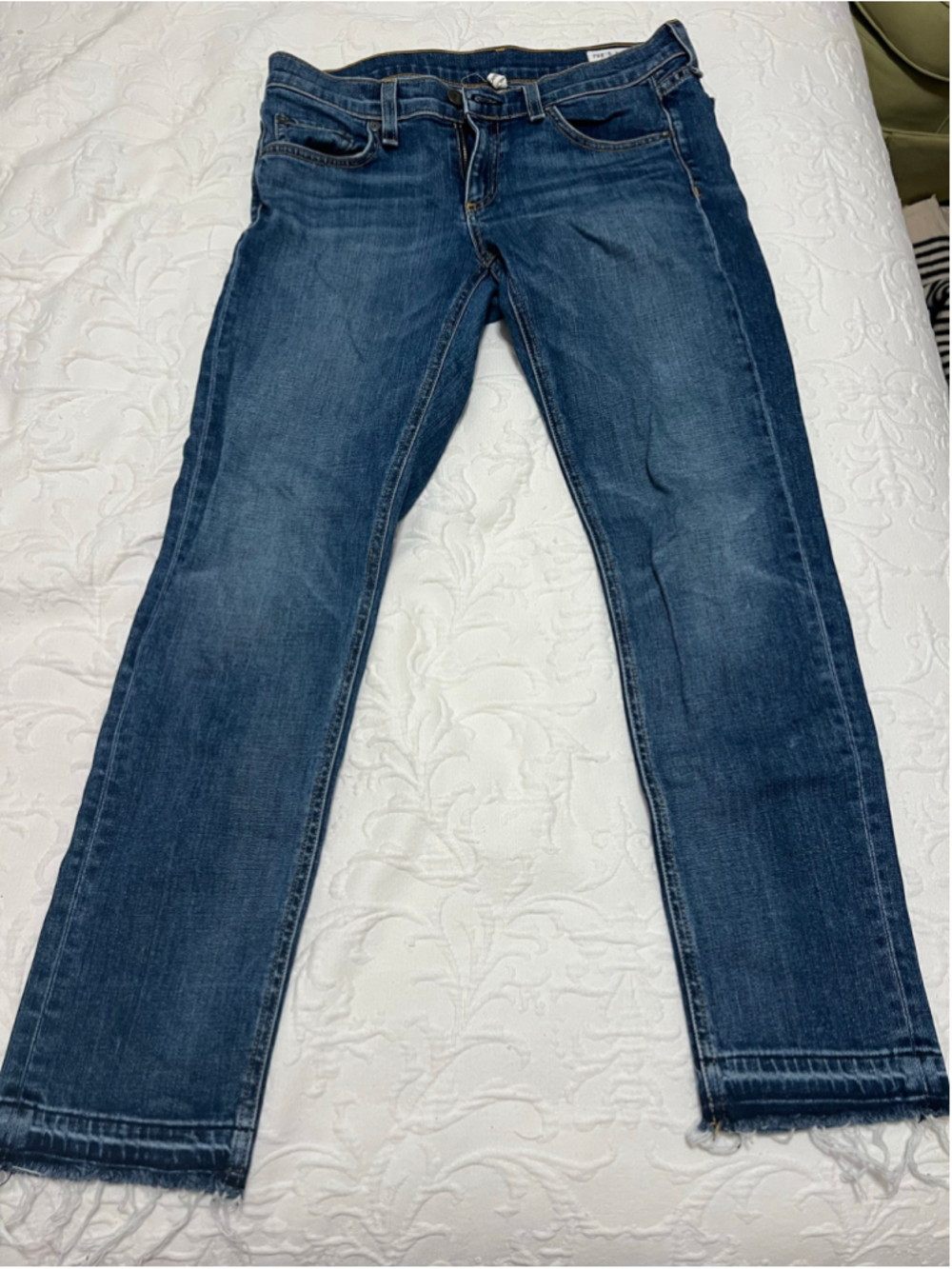 Women's rag & bone Dre Capri Jeans Size 27 Blue